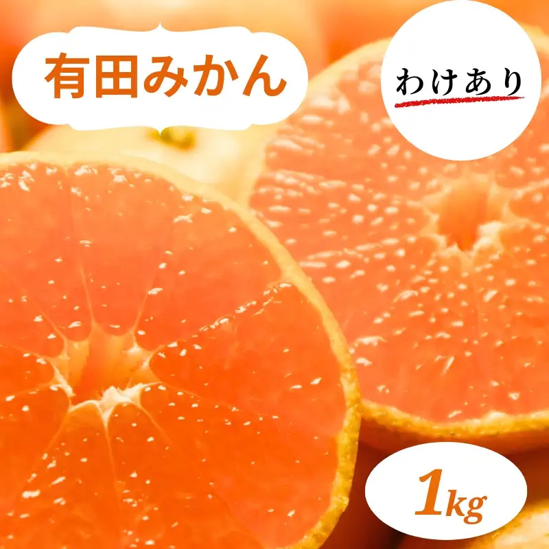 和歌山県産 有田みかん 1kg 訳あり ※2026年10月中旬-2026年1月中旬頃に順次発送予定 / ミカン 有田みかん 和歌山 有田 訳あり【smt002A】
