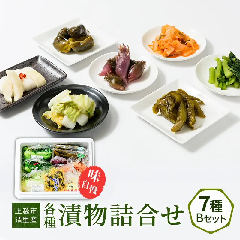 漬物詰合せ Bセット 国産野菜 漬物 おかず お取り寄せ