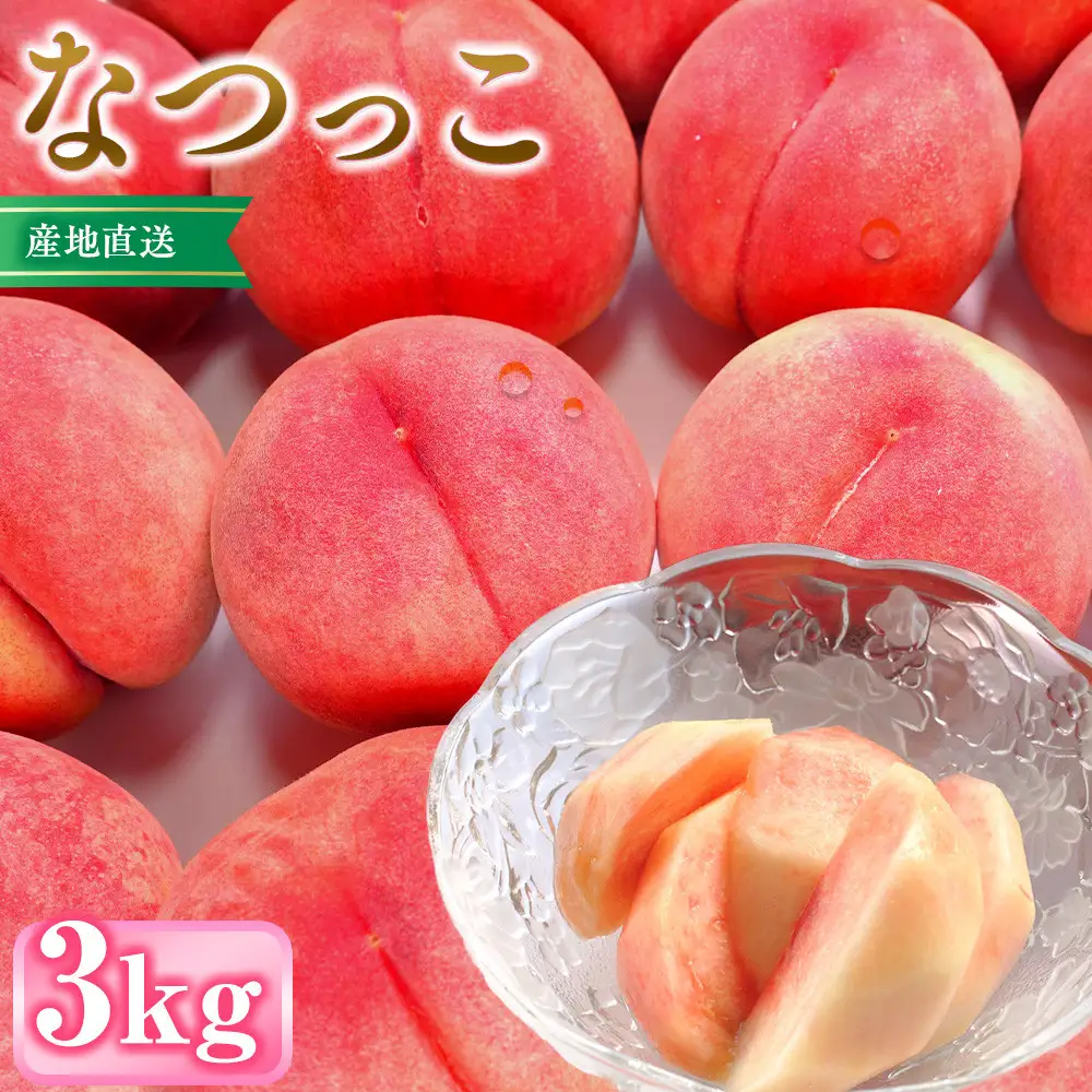 前島農家 なつっこ約3kg（8個～12個） | 桃 フルーツ 旬  桃