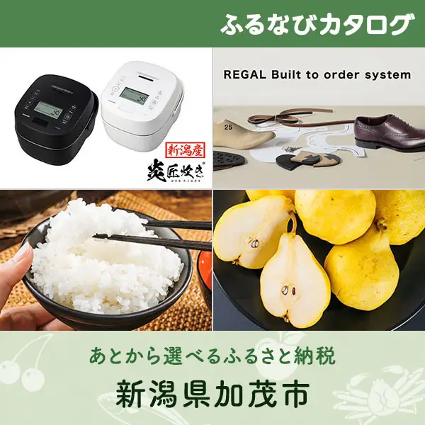 【有効期限なし！後からゆっくり特産品を選べる】新潟県加茂市カタログポイント