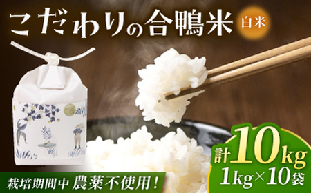 合鴨米 1kg×10 計10kg 【あいがもん倶楽部】[ZAR022]