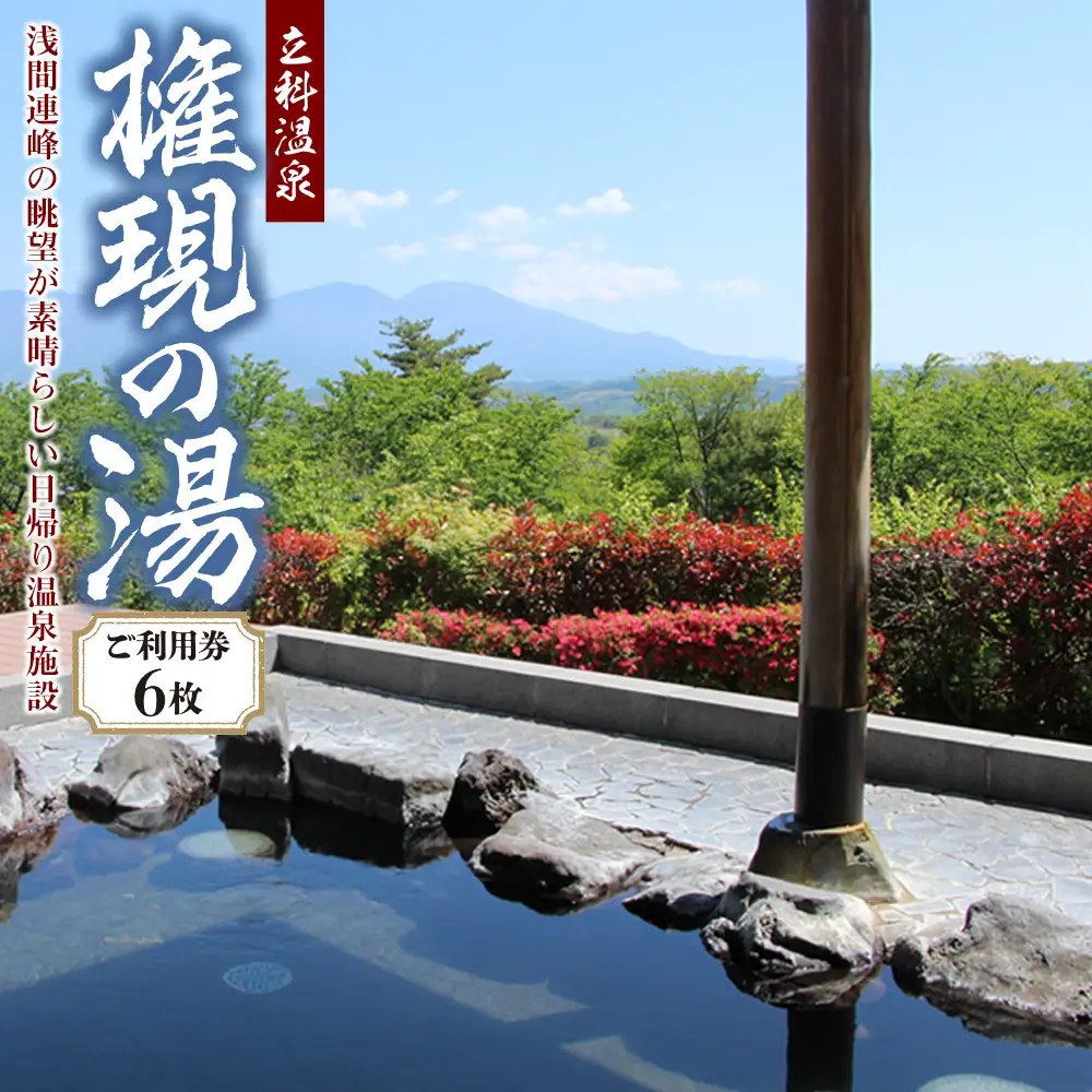 権現の湯　ご利用券　６枚