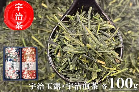 宇治茶玉露・煎茶飲み比べセット (緑茶 玉露 煎茶 宇治茶 京都