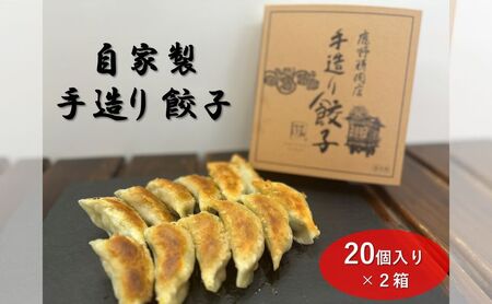 自家製 手造り 餃子 20個入り 2箱 ギョウザ ※沖縄・離島への配送不可