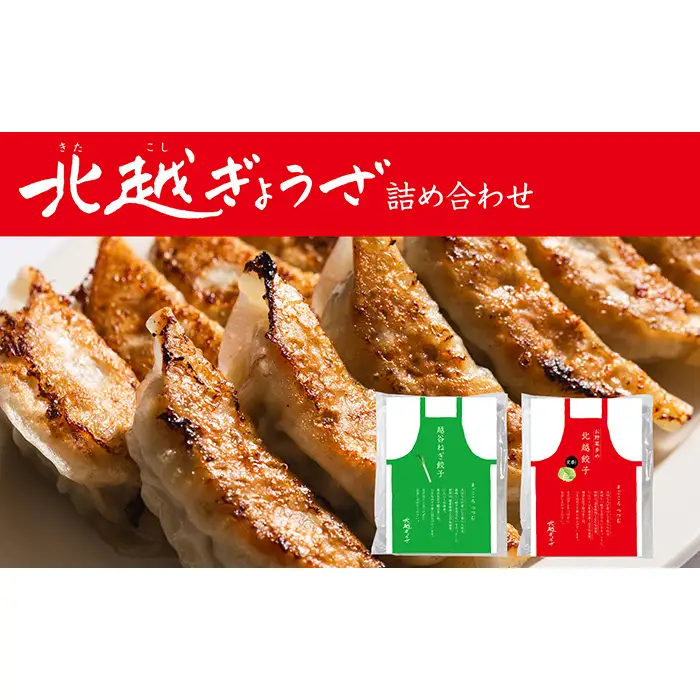 北越ぎょうざ詰め合わせ（中） | 餃子 ギョウザ ギョーザ 北越ぎょうざ お野菜多めぎょうざ 越谷ねぎぎょうざ 中華惣菜 セット 旨み 肉汁 埼玉県 越谷市