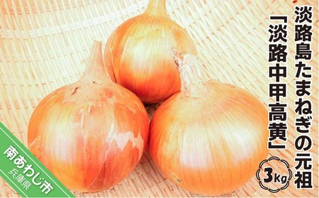【美菜恋来屋】淡路島たまねぎの元祖 「淡路中甲高黄」３kg