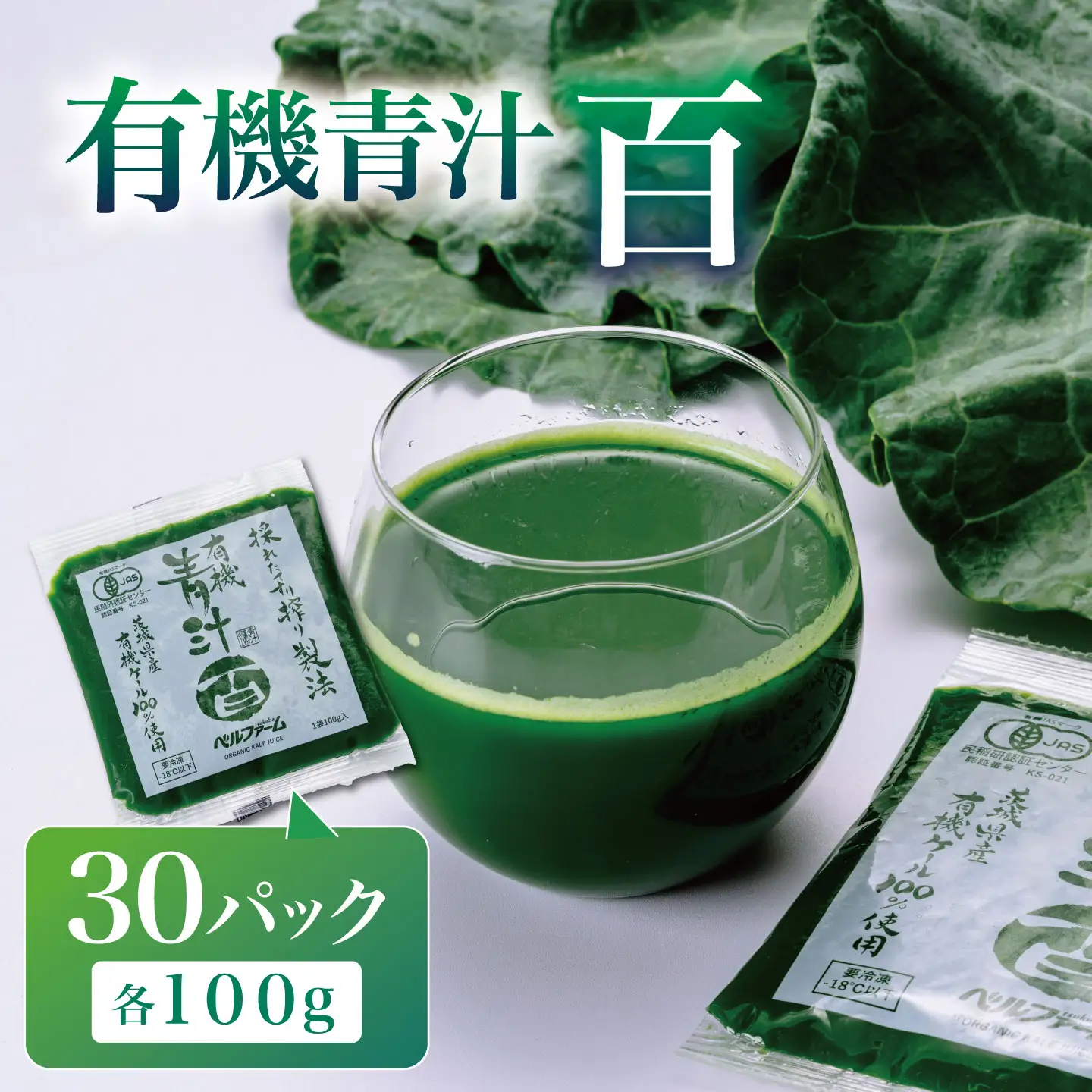 12ヵ月定期便 有機青汁百 100g×30P