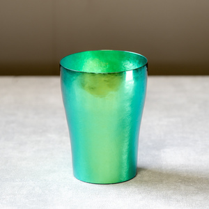 チタン二重タンブラー 玲 和み (若竹) 250ml