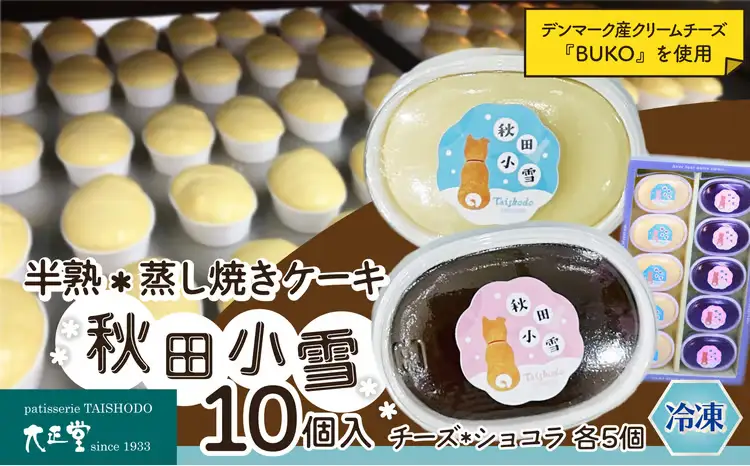 秋田小雪10個入 50P5625【大正堂since1933（ダスキン北秋）】
