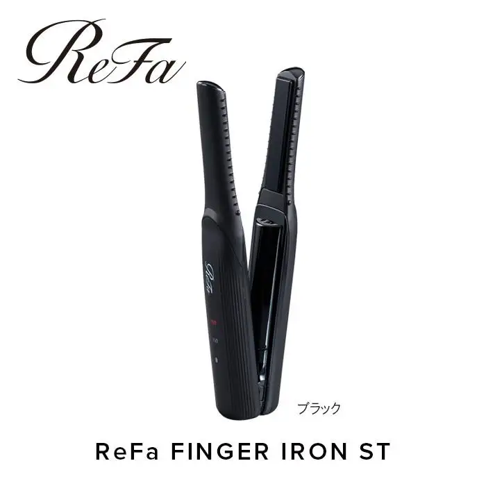 【ブラック】ReFa BEAUTECH FINGER IRON ST アイロン 家電 美容 リファ アイロン