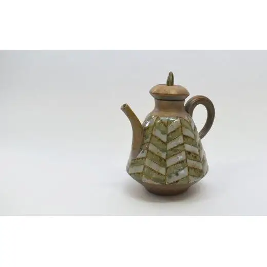 釉彩注器（酒器）和食器 醤油さし ソースポット 陶芸品《受注制作》蓋付き注器 調味料入れ 酒器 お銚子 徳利 和食器 おすすめ おしゃれ モダン 陶芸 手作り 食器 陶器 陶芸作家 インテリア オブジェ