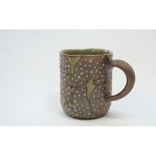 釉彩マグカップ 【受注制作】コップ コーヒーカップ おすすめ おしゃれ モダン 陶芸 手作り 食器 陶器 陶芸作家