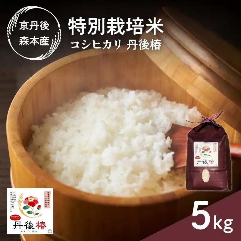 令和8年産 特別栽培米コシヒカリ 丹後椿（京丹後森本産） 5kg