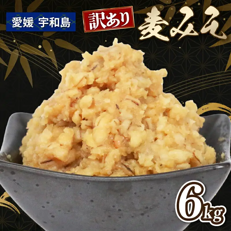 味噌 訳あり 麦味噌 6kg 宮居醤油店 味噌 J010-122004