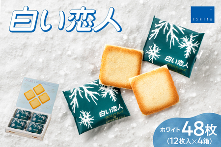 白い恋人（ホワイト）12枚入×4箱 | クッキー 人気 お菓子 スイーツ 銘菓 北海道 札幌市
