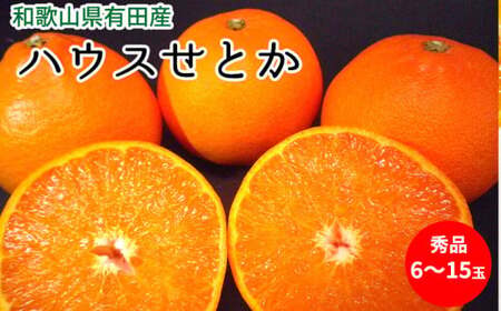 【2027年先行予約】ハウスせとか 秀品 6～15玉 和歌山県有田産_U6302