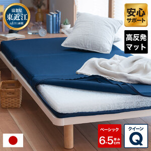 高反発マットレスQ敷布団「Basic」ブレスエアー製 近江化成工業株式会社 滋賀県 東近江市 BO07 高反発 マットレス 敷布団 ブレスエアー 東洋紡 体圧分散 腰痛 肩こり 睡眠 寝具