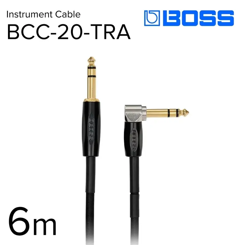 【BOSS】TRSケーブル 6m/BCC-20-TRA【配送不可：離島】 