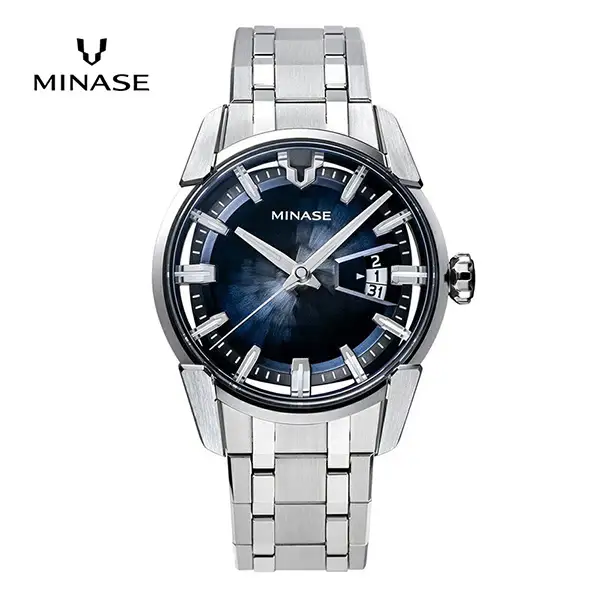 MINASE時計 DIVIDO ブレスレットタイプ（VM14-M01GIB-SSB） 腕時計 腕時計 【協和精工株式会社】[F11903]