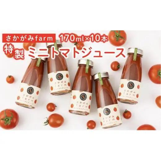 ≪数量限定≫ 特製ミニトマトジュース【170ml】10本セット