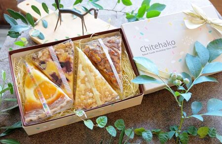 タルト4種詰め合わせ （レモンココナッツタルト、ブルーベリークリームチーズタルト、くるみクランベリータルト、季節タルト） I-305
