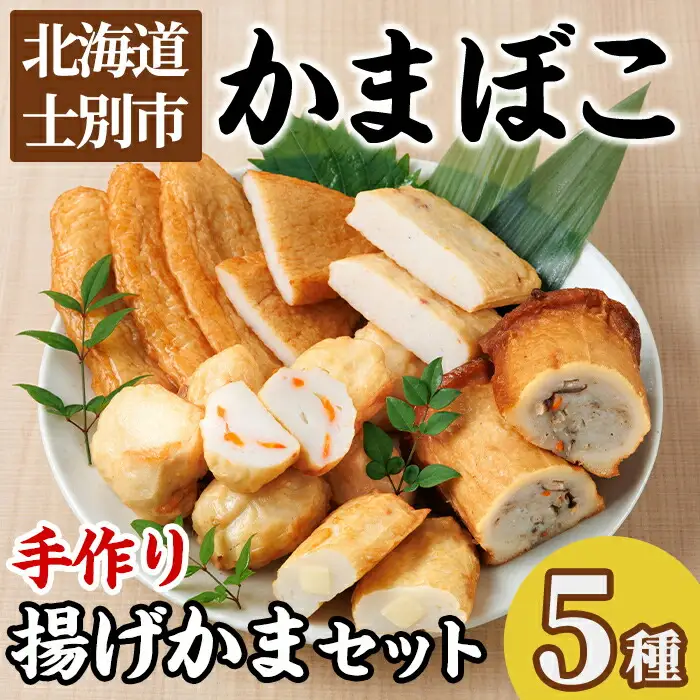 揚げかまセット(5種) かまぼこ 蒲鉾 チーズ たこ ささ天 いか ごぼう えび チーズ巻き パンロール 揚げかま おかず おつまみ セット 冷蔵 【橋爪食品】【A7058】