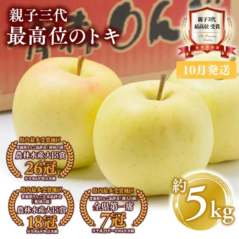 りんご トキ 約5kg 青森県平川市産 りんご