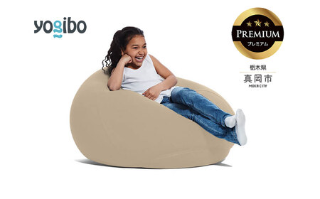 Yogibo Drop Premium ライトグレー（ヨギボー ドロップ プレミアム）
