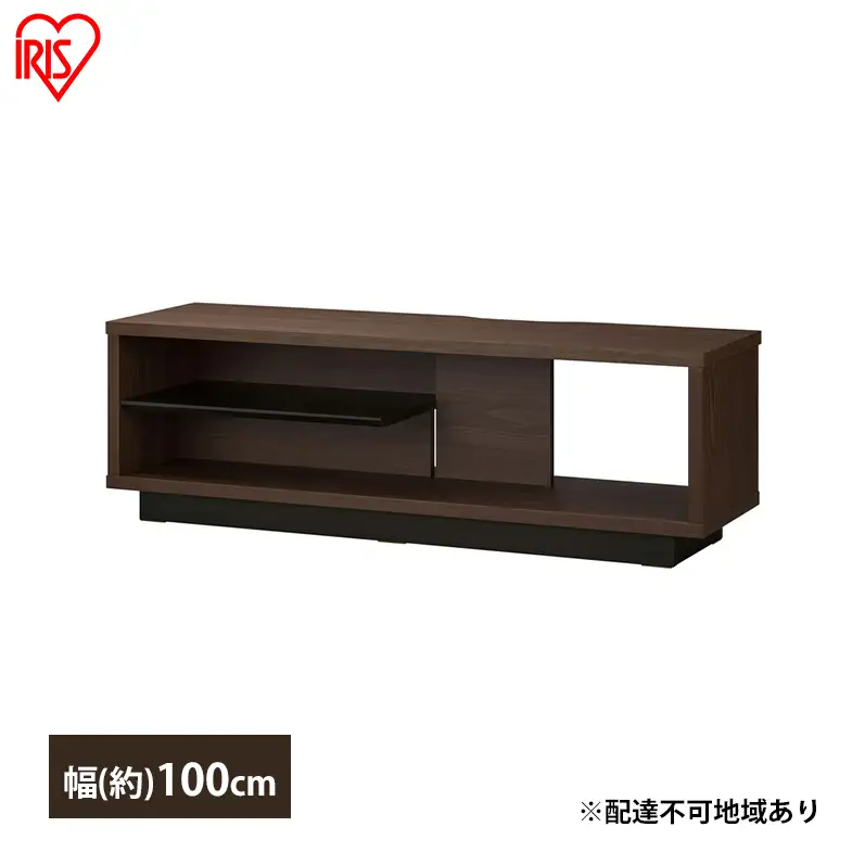 テレビ台 幅100 OTS-100SR ウォールナット/ブラック