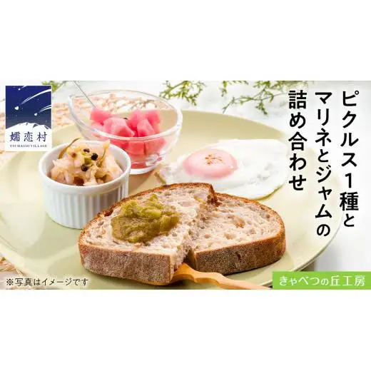 ピクルス 1種 と マリネ と ジャム の 詰め合わせ [AB079tu]