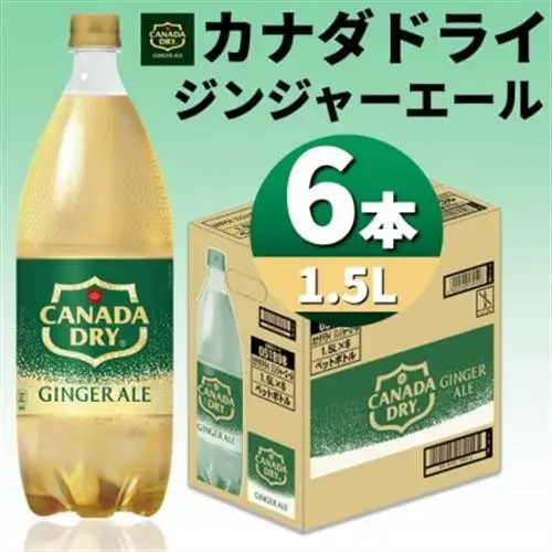 カナダドライジンジャーエール1.5LPET(6本入り)_飲料・ドリンク 炭酸飲料 ジュース _【1518352】