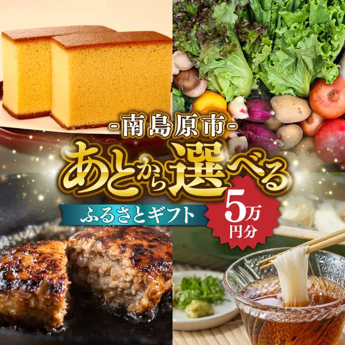 【あとから選べる】南島原市 ふるさとギフト 5万円分 / 寄付 あとから寄附 あとからギフト あとからセレクト あとからチョイス あとから選べる 長崎県 駆け込み寄附 後から選べる 後から選べるギフト 後からセレクト 先に寄付 5万円 50000円 [SZX002]