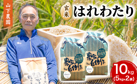 米 令和8年産 はれわたり 玄米 10kg (5kg×2袋) こめ お米 おこめ コメ ご飯 ごはん 令和8年 山下農園 青森 青森県