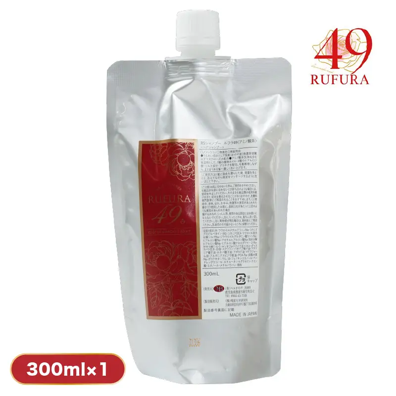 1096-1 【香りにこだわったオーガニックヘアケアシリーズ】RSシャンプー ルフラ49 300ml KN003-001-01 シャンプー ヘアケア