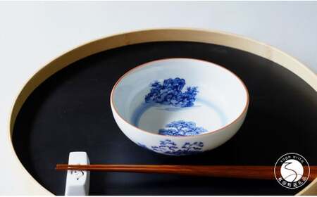 起山窯 有田焼 山水絵 小鉢 co002