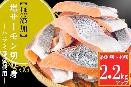 無添加塩サーモン切り身2.2kg A-09146