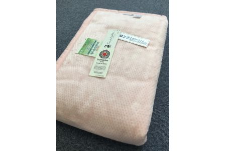 泉大津市産 マイヤー綿毛布 シングル(ロング)サイズ 無地 ピンク 82701 PI [4636]
