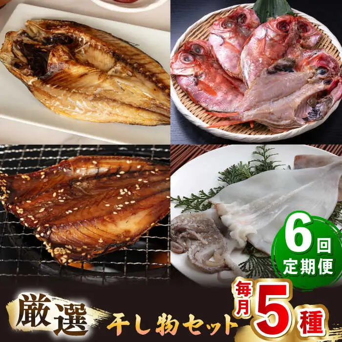 【全6回定期便】厳選 干物 セット [JAQ018] ひもの
