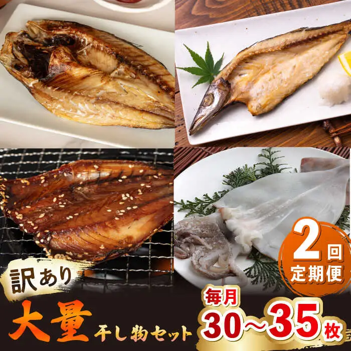 【全2回定期便】【訳あり】 干物 セット [JAQ020] ひもの