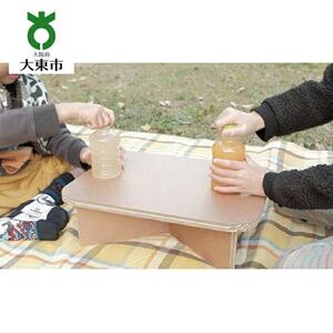 ＃ｔａｂｌｅ　ウッド＃３　超軽量 組立式ダンボール製テーブル