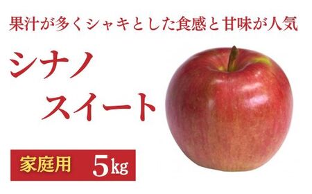 KR30 りんご シナノスイート 家庭用 約5kg（10～16玉） 長野県松川町産／10月中旬頃～配送予定 // 長野県 南信州 松川町産 リンゴ 林檎 自家用 訳あり 農家直送 農家支援 産地直送