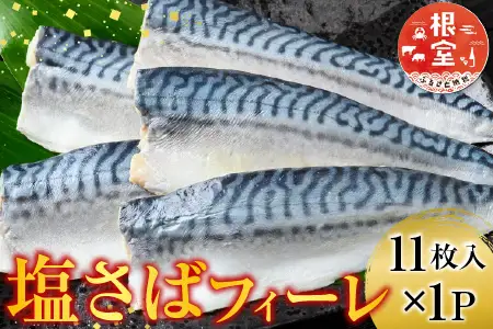 塩さばフィーレ11枚入×1P(計約1.5kg) G-11021