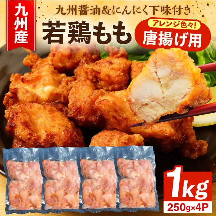 肉屋 若鶏 唐揚げ もも 1kg 小分け おかず 国産 鶏肉 VAJ012