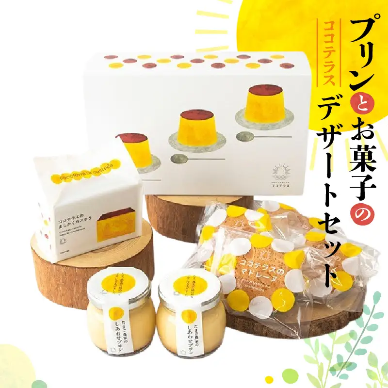 プリンとお菓子のデザートセット プリン カステラ マドレーヌ のし対応 洋菓子 焼き菓子 和菓子 お菓子 おやつ 詰合せ 贈答用 デイリーファーム プリン デザート スイーツ ココテラス なめらかプリン ギフト プレゼント 手土産 グルメ お取り寄せ 愛知県 常滑市