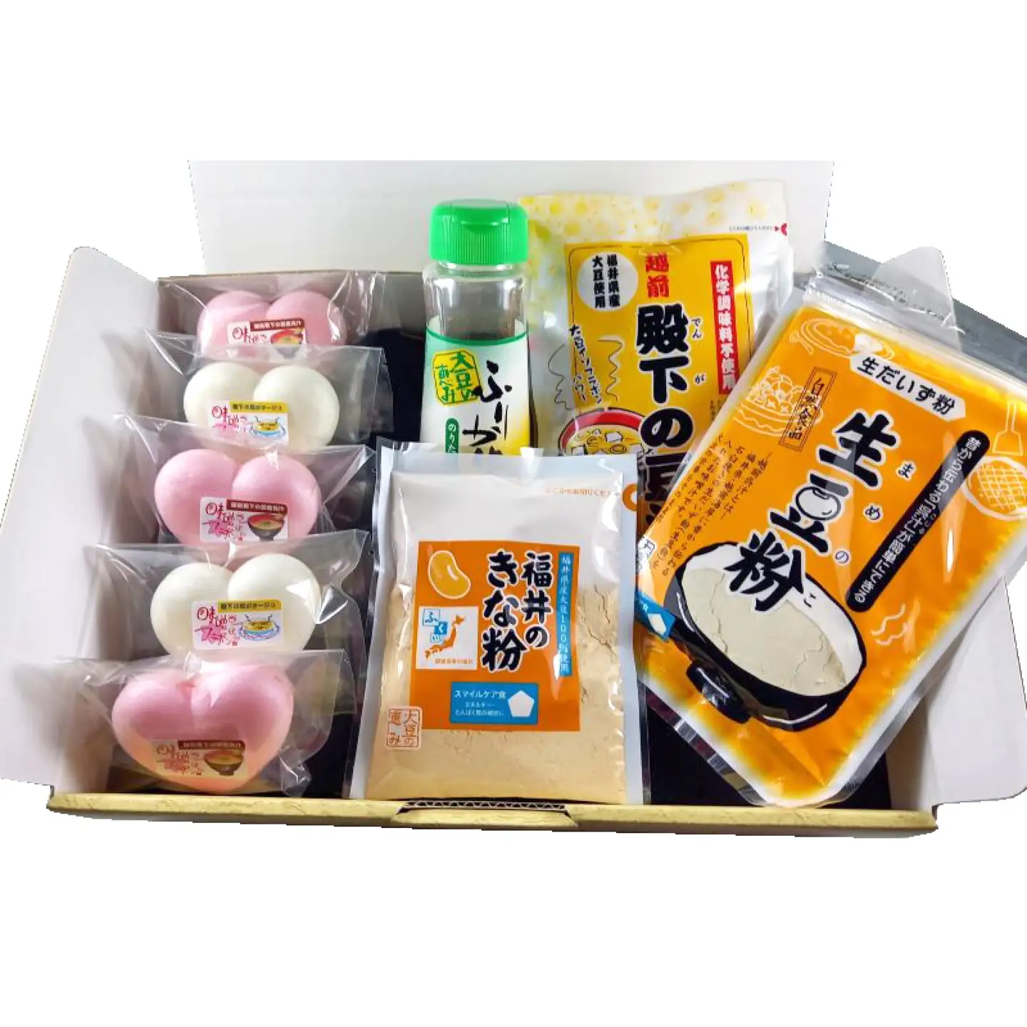 大豆県「越前まめのこ」セット【呉汁 きな粉 ふりかけ 大豆 加工品 インスタント 常温】[A-018003]