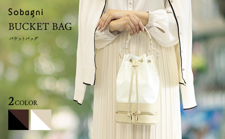 Sobagni　Bucket Bag ブラック
