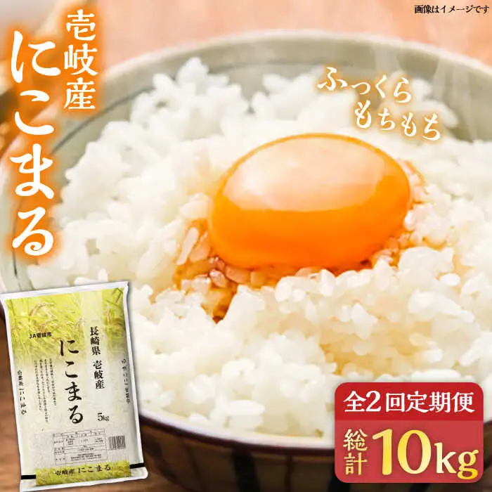 【全2回定期便】壱岐産米 にこまる 5kg《壱岐市》【壱岐市農業協同組合】[JBO134]