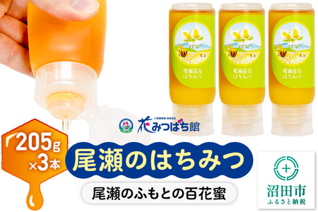 《満天☆青空レストラン紹介》 尾瀬のはちみつ（百花）205g×3本セット 花みつばち館