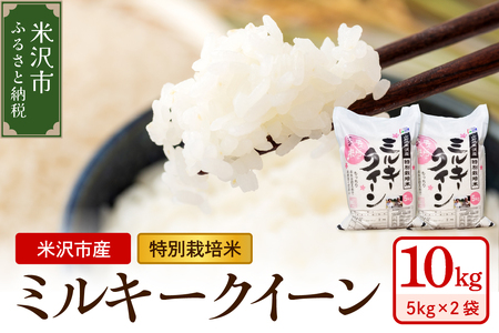 【 令和8年産 】 特別栽培米 ミルキークイーン 計 10kg ( 5kg × 2袋 ) 2026年産 産地直送 農家直送