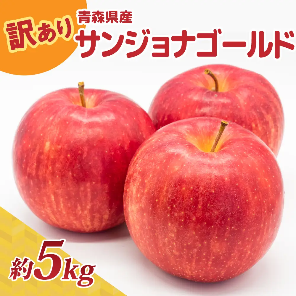 【10月後半以降順次発送】 りんご 約5kg 訳あり サンジョナゴールド 青森県産 りんご